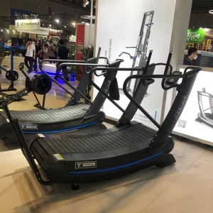 Crossfit Gym Self Generated Curve Treadmill, Non Motorized Air Runner, Commercial Gym Grade Curved Treadmill