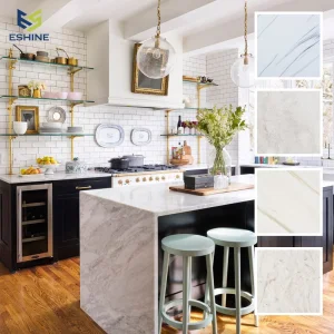 Direct From Manufacturer Natural Stone Modern Luxurious White Camouflage Marble for Kitchen Islands and Tabletops Marble Slabs outdoor Countertop