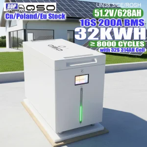 QSO 4nrgy 32Kwh DDP All in One Hektary Offgrid Poland 32Kw 28Kwh Akku 4nergy Pl 30 32 KWH 628AH Lithium 48V Lifepo4 Battery Pack