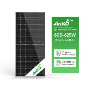 EU Stock Jinko Solar Panels 156 Cells N Type Bifacial Panel Monocrystalline Perc Photovoltaic 605 610 615 620 625W