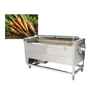 Potato Taro Ginger Peeler Carrot Cleaning Equipment Industrial Fruit Vegetable Washing Peeling Machine