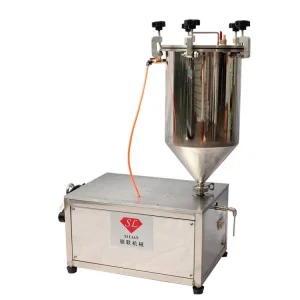 Silian Customized Price Semi Automatic Table Top Gear Pump Sanitary Eyeliner Pencil Mascara Liquid Gloss Filling Machine