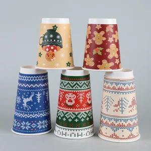 Custom Double Wall Disposable Coffee Cups