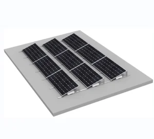 Free Design Flat Roof Photovoltaic Solar Ballasted Panel Mounting System