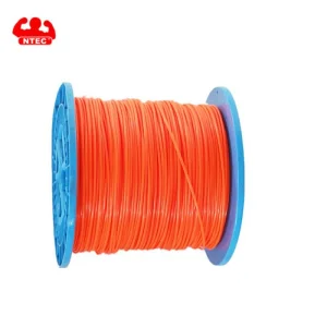 Orange Round Strimmer Line Nylon Trimmer Line Grass Cutting Garden Tools
