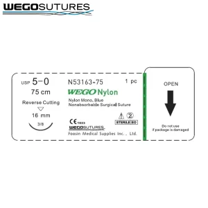 Good Quality Nylon Surgical Suture in Blue or Black Color