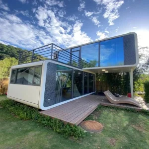 Modular Outdoor Space Capsule House Factory Price Fashion Modern Mobile Hotel Tiny Apple House Prefabricated Steel Structure Cabin