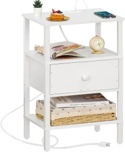Mesa de Cabeceira de Bambu Doméstico