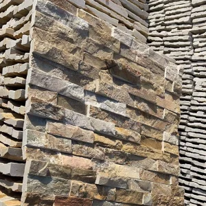 Slate Culture Stacked Stone Textures Ledge Slate Stone for Walls