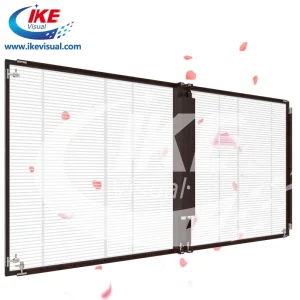 Glass Windo Transparent LED Video Wall Transparent LED Screen Curtain Wall with High Definition