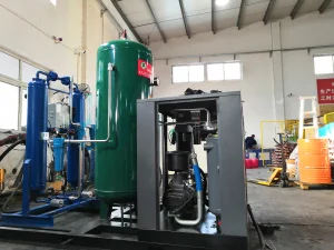 ODM 22kw screw air compressor with air dryer and adsorption dryer and air tank Factory, Exporters