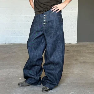 Edge Denim Heavyweight Custom Y2k Designer Baggy Jeans