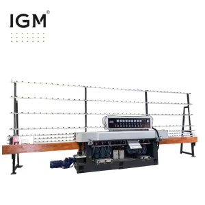 8 Motors Vertical Straight Edge Flat Glass Mirror Glass Glass Polishing Edging Machine