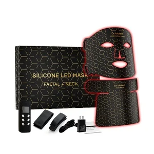 Dr.bioled Home Use 8 LED Lights Facial Silicone Mask