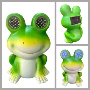 Adorable Frog Animal Statues for Outdoor Yard Art Decorations