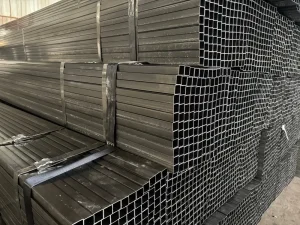 Best Good price black rectangular tube Erw black pipe for sale