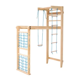 Wall Bars Wood Stall Bar Gym Gymnastic Swedish Ladder Home Children Climbing Frame Wall Climbing Toy for Kids