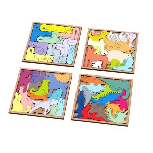 Wooden Animal Jigsaw Puzzle DIY