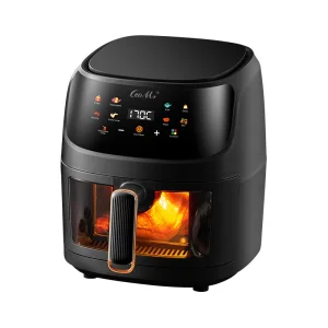 High Quality Digital Display Temperature Control Rapid Smart Air Fryer New 6.5L 8L Electric Healthy Air Deep Fryer