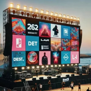 High Performance Rental LED Display P3.91 P4.81 for Stage Event Lightweight Design Die-Casting Aluminum Cabinet Resolution HD LED Video Wall OEM Available