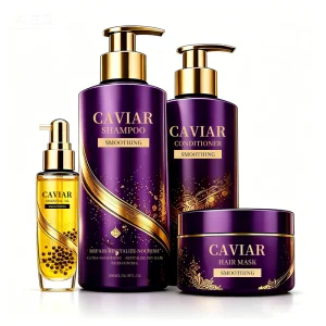 Luxury Caviar Hair Treatment Set Shampoo Mask Oil