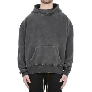Clothing Manufacturers Custom Vintage Distressed Acid Washed Oversized Graphic Hoodie