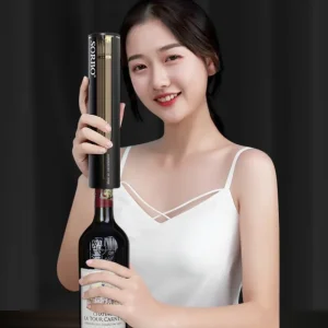 Custom Automatic Electric Corkscrew Gift Set for Red Wine Bottles