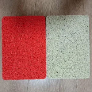 Waterproof PVC Coil Car Mat with Nail Backing for Comfort