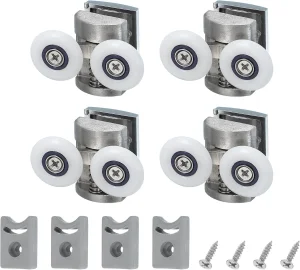 304 Stainless Steel Bottom Wheels 25mm Shower Door Rollers