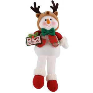 ZAVES Cute Reindeer Elk Hat Snowman Toy Plush Fabric Animal