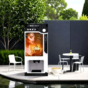 LE303V Quick Instant Coffee Vending Machine With Coin Payment
