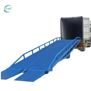Dymg 6ton 8ton 10ton 12ton 15ton 20ton Mobile Loading Unloading Ramp for Container Yard Ramp Forklift Ramp Mobile Portable Ramp Steel Ramp
