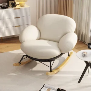 Modern Lounge Rocker Cozy Padded Glider