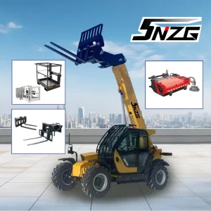 Mining Used Flexible Operation 7m Height Wheel Loader 3.5 Ton Telehandler with CE