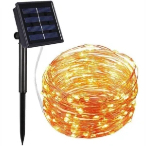 Iluminação de Natal em Cordão de Luzes LED Solar