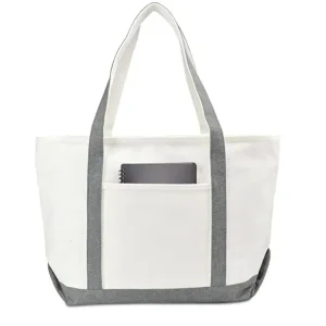 Wholesale Long Handle Eco-Friendly Durable Cotton Canvas Tote Shopping Bag