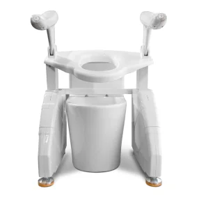 Stable Commode Chair with Anti-Slip Legs – Basic Assist for Elderly