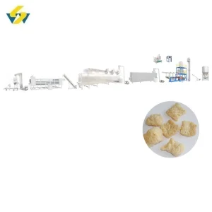 Vegetarian Food Dried Textured Soya Protein Puff Extruder Machine Production Line Manufacturing Plant