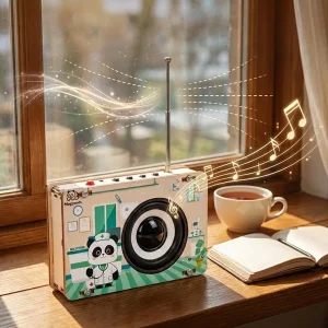 Wooden Radio DIY Assembly Kit Stem Educational Toy for Kids Learning