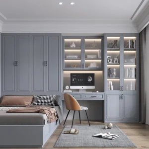 Cabecera de cama de lujo de madera
