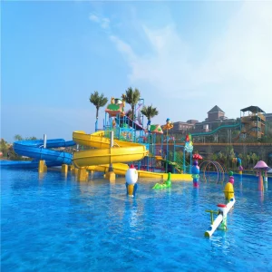 Water Sports Equipment Fibreglass Pool Slide Teenager and Adults Indoor Playground
