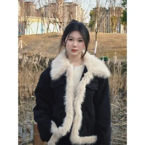 Women's Street Lamb Plush Outwear