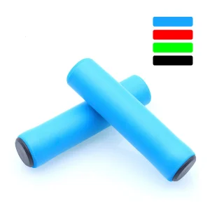Custom Colorful Bicycle Mountain Bike 22.2mm Tube Silicone Foaming Handlebar Cover Soft Sponge Handle Grip