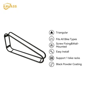 Custom KAVASS Triangular Wall-Mounted Bike Rack