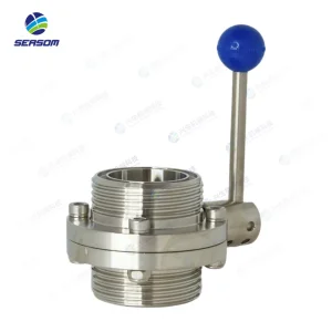 Premium 316/316L Stainless Steel SMS Butterfly Valve for Sanitary Applications