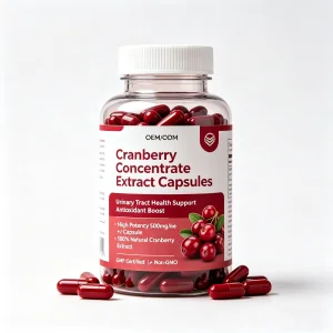 Cranberry Concentrate Extract Capsules Urinary Tract Health Support Antioxidant Herbal Dietary Supplement