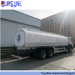 30000L White HOWO Fuel Tanker Truck with Weichai Engine for Africa
