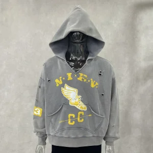 Custom High Quality French Terry Cotton Cropped Hoodies