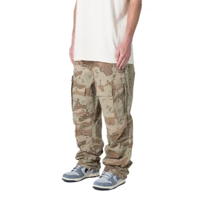 High Quality 100% Cotton Men's Camo Breathable Cargo Trousers Custom Baggy Fit Cargo Pants With Multi Pocket