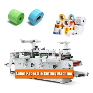 High Speed Fully Automatic Intermittent Flat Bed Die Cutting Machine for Labels